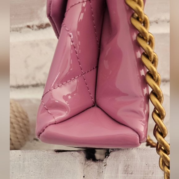 Kurt Geiger Pink Quilted Crossbody Bag LIKE NEW - Picture 4 of 10